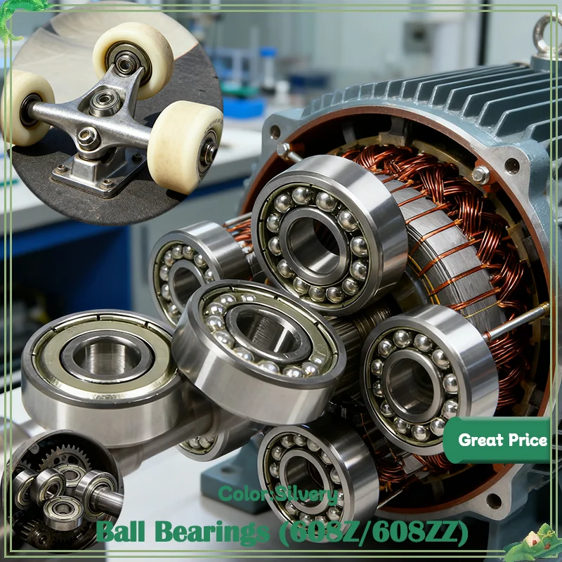 Deep Groove 8x22x7mm ABEC-7 Ball Bearings 608Z 608ZZ Mini Ball Bearing Carbon Steel for Skateboard Scooter 3D Printer Parts
