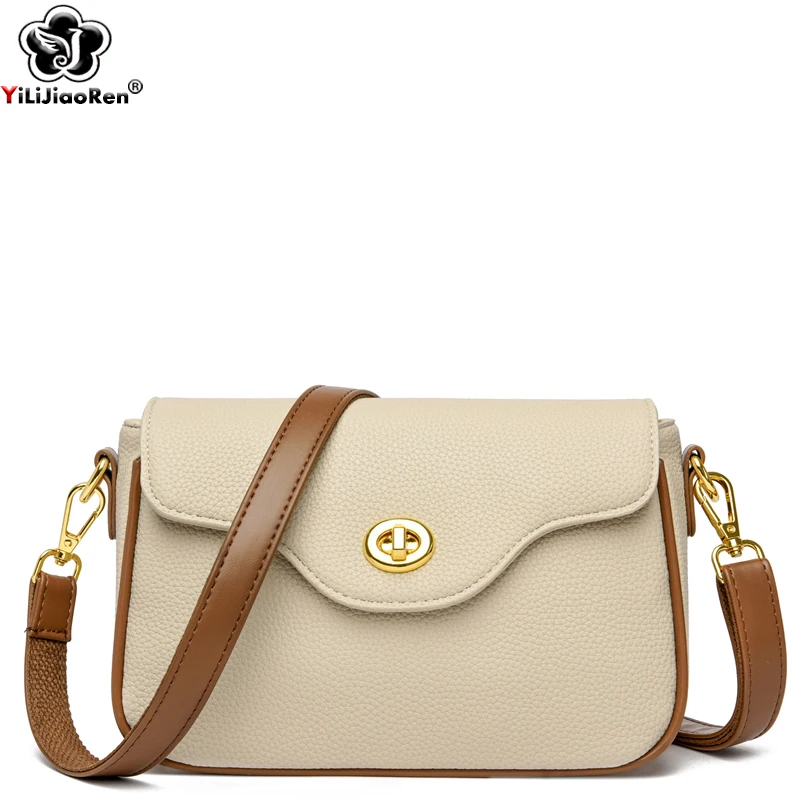 

Fashion Shoulder Bag Female Designer High Quality Leather Crossbody Bags Messenger for Women Small Handbag and Purse Sac A Main