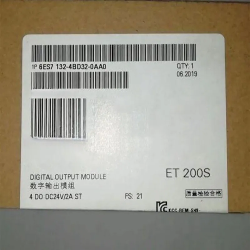 

Brand new digital output module 6ES7 132-4BD32-0AA0 6ES7132-4BD32-0AA0 comes with a one-year warranty for quick delivery