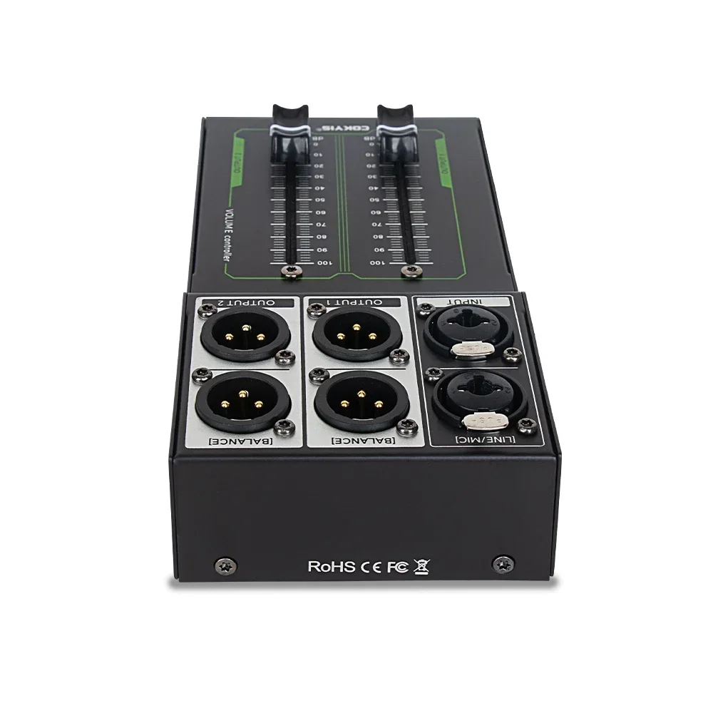 

Durability Metal Music Volumes Controller for Microphones Speakers Long Last Performances Plugs and Play without Power