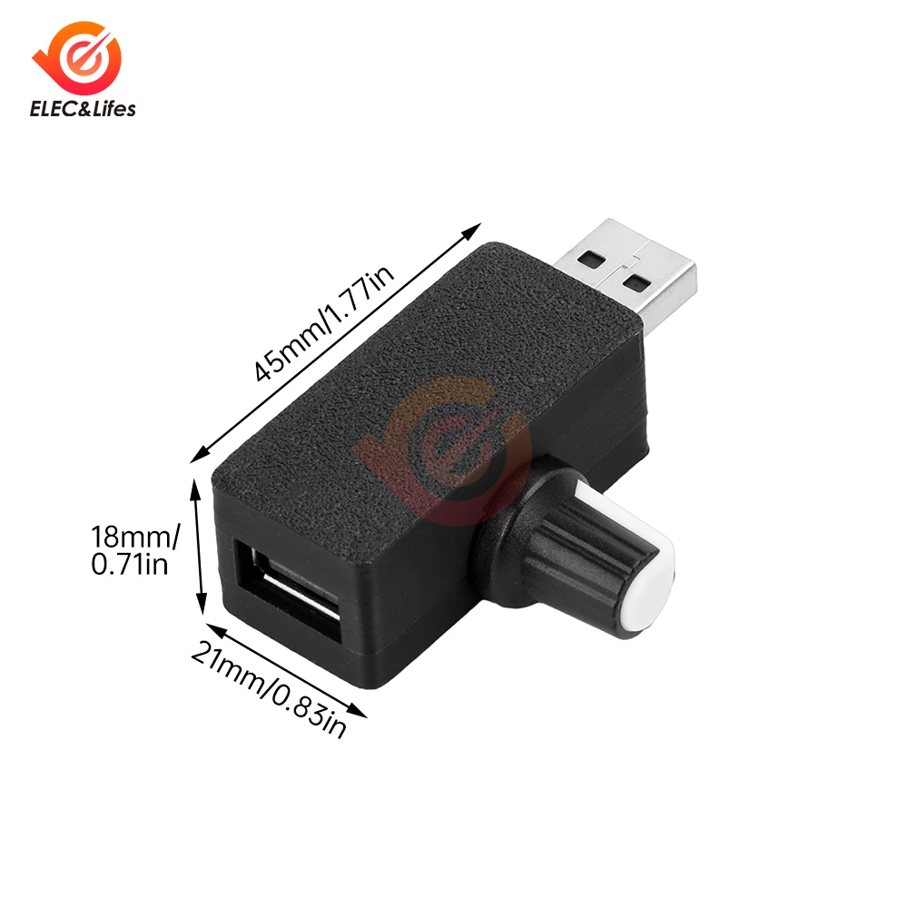 DC 5V Mini USB Fan Governor Wind Speed Controller Air Volume Regulator Cooling Mute Multi Function Fan Speed Switch Module