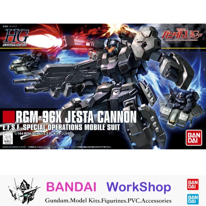 

Bandai Original 1/144 HGUC RGM-96X Jesta CannonAction Figure Assembly Model Kit Collectible Gifts