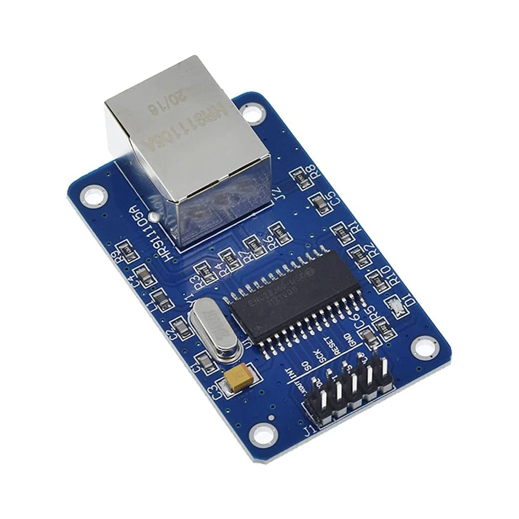ENC28J60 ENC28J60-I / SO HR911105A Módulo de red LAN Ethernet Interfaz SPI 3,3 V para Arduino AVR PIC LPC STM32