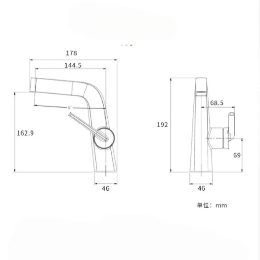 Black Bathroom Faucet Brushed Gold Lavatory Faucet Brass Brushed Rose Gold Basin Faucet Grey Water Faucet Hot Cold Sink faucet