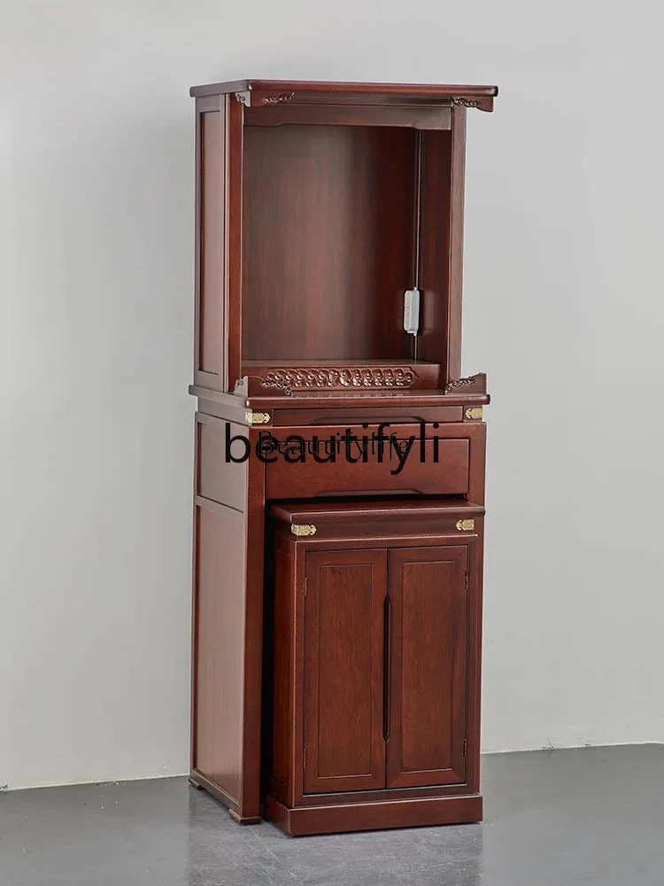 

Household incense casket new Chinese vertical cabinet simple cabinet