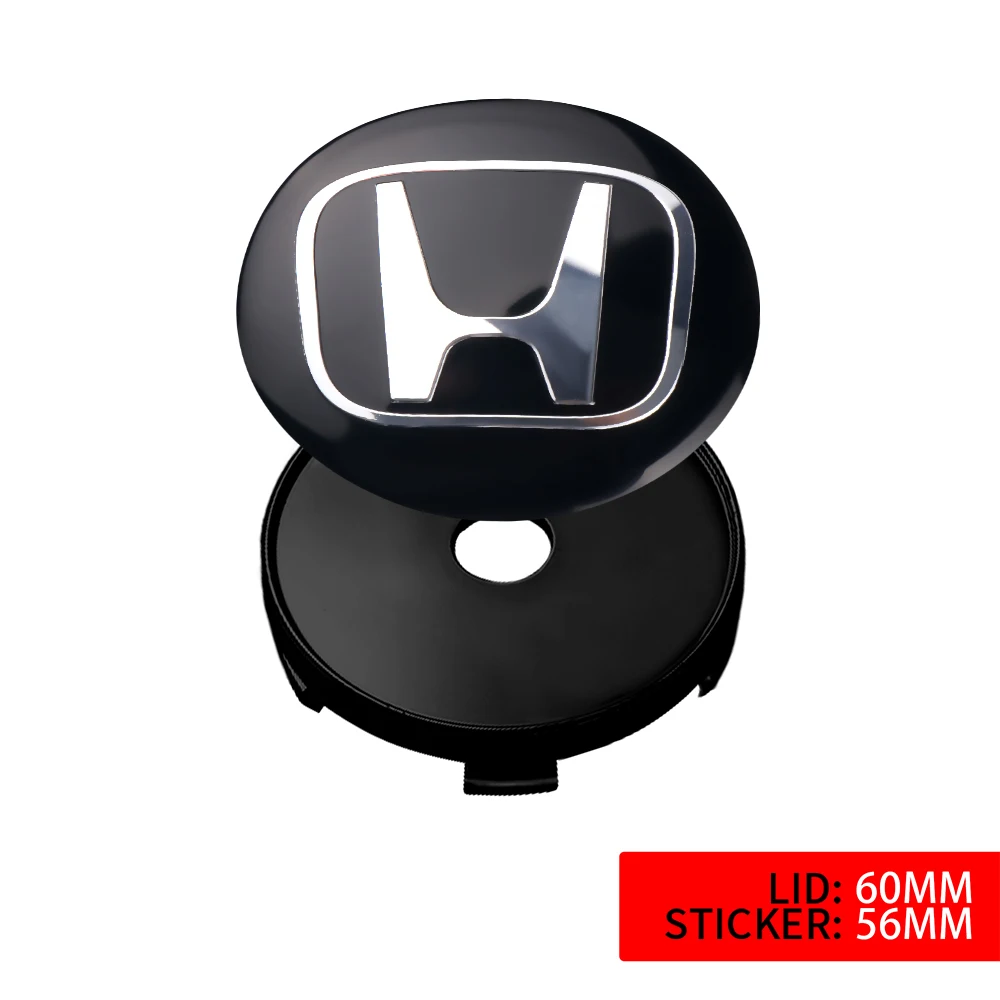 4 قطعة 56/58/60/69 مللي متر سيارة عجلة مركز محور قبعات اكسسوارات لهوندا نوع R S VTEC DOHC Modulo Vezel Legend Si RR Insight Crv