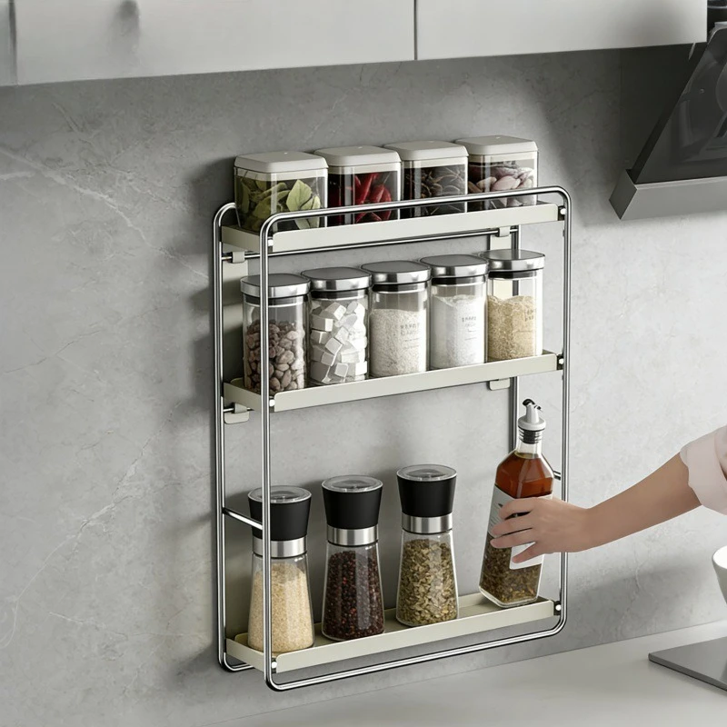 

Multi-layer Shelf Organizer Convenience Modern Design Special Organizer No Punching Living Room Furniture Rangement​ XY40ZWJ