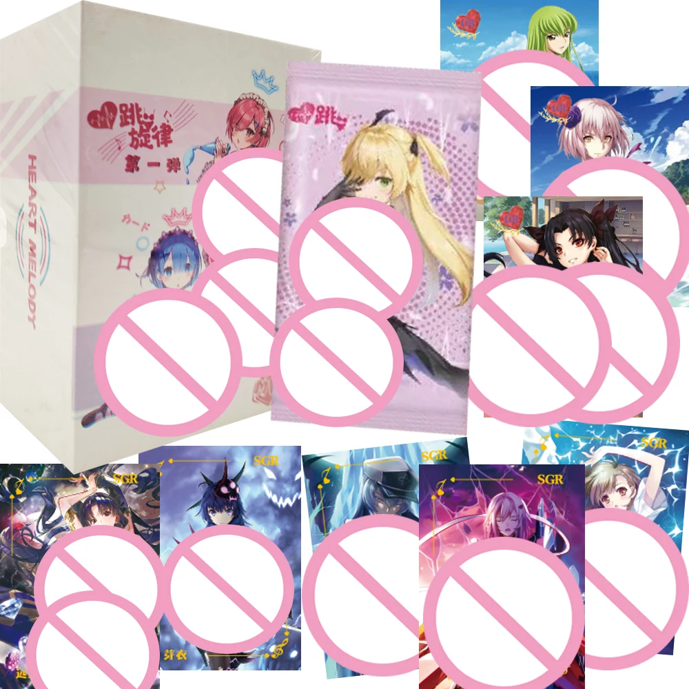 

Коллекционные карточки Heart Melody: Аниме-игра, высококачественные карточки с персонажами, горячее тиснение золотом, сюрприз-подарки, периферийные товары