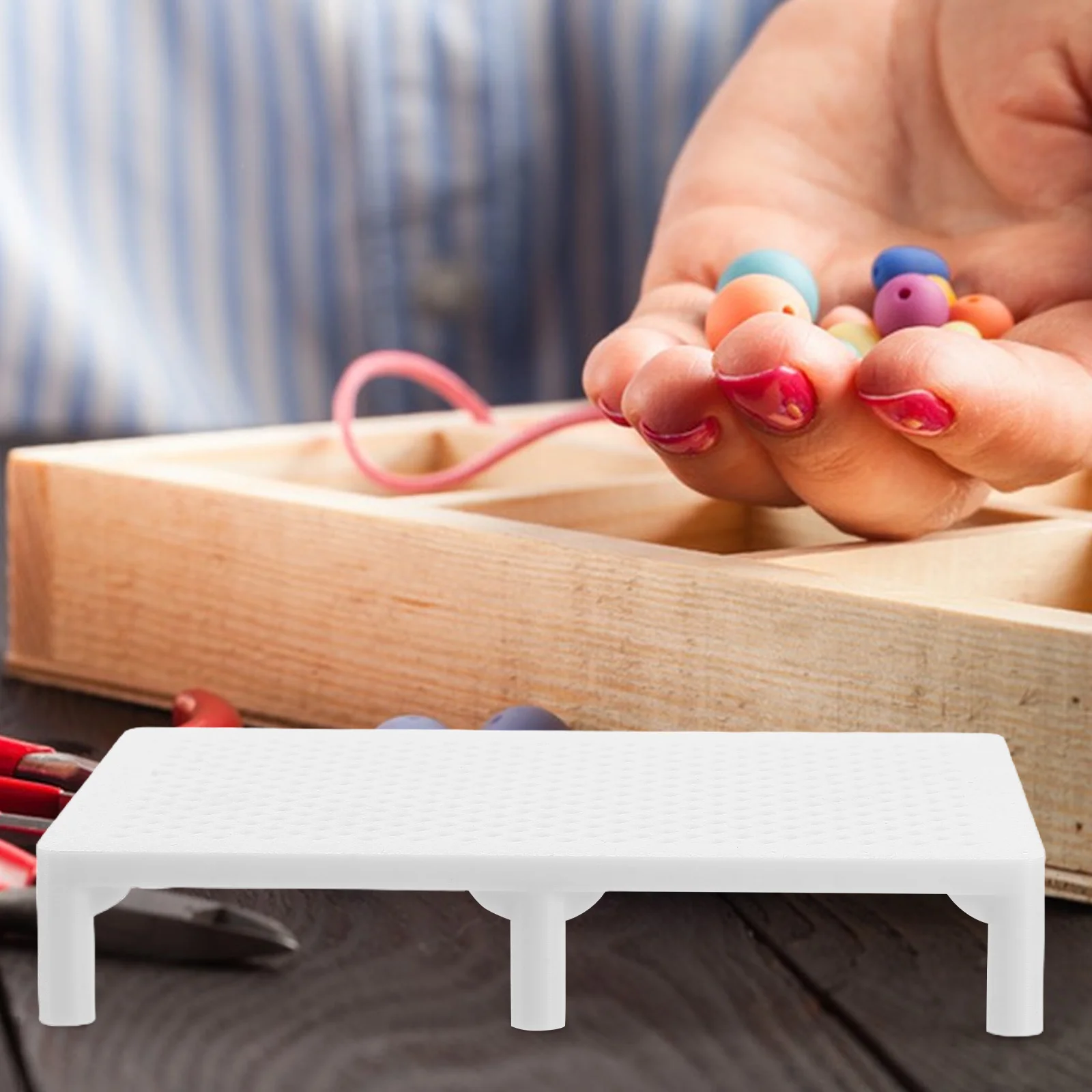 Soft Clay Earring Drying Rack Polymer Clay Jewelry Making Stand With Uv Resin Curing Support Hole Positioning Guide For