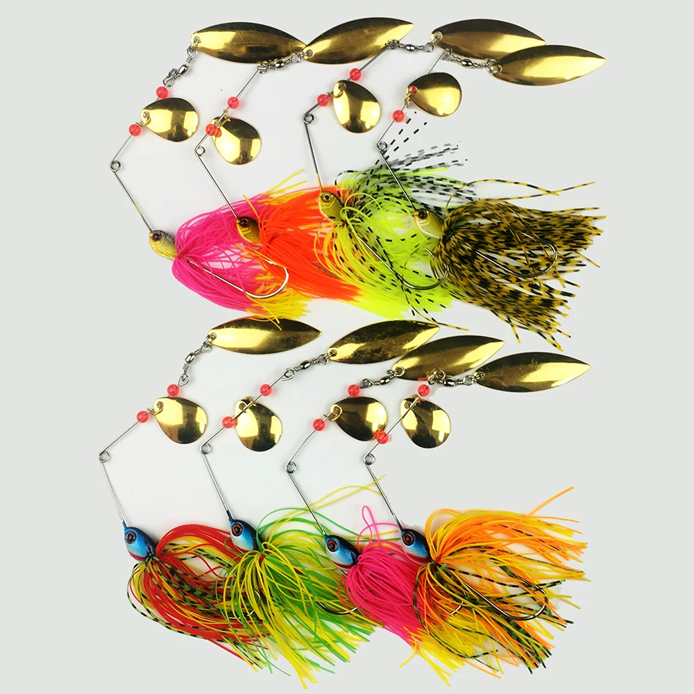 8pcs Spinner Set Hard Metal Lure Kit Long Casting Jig Fast Searching Bait Spinnerbait Pike Bass Tackle Wobbler Fishing Pesca