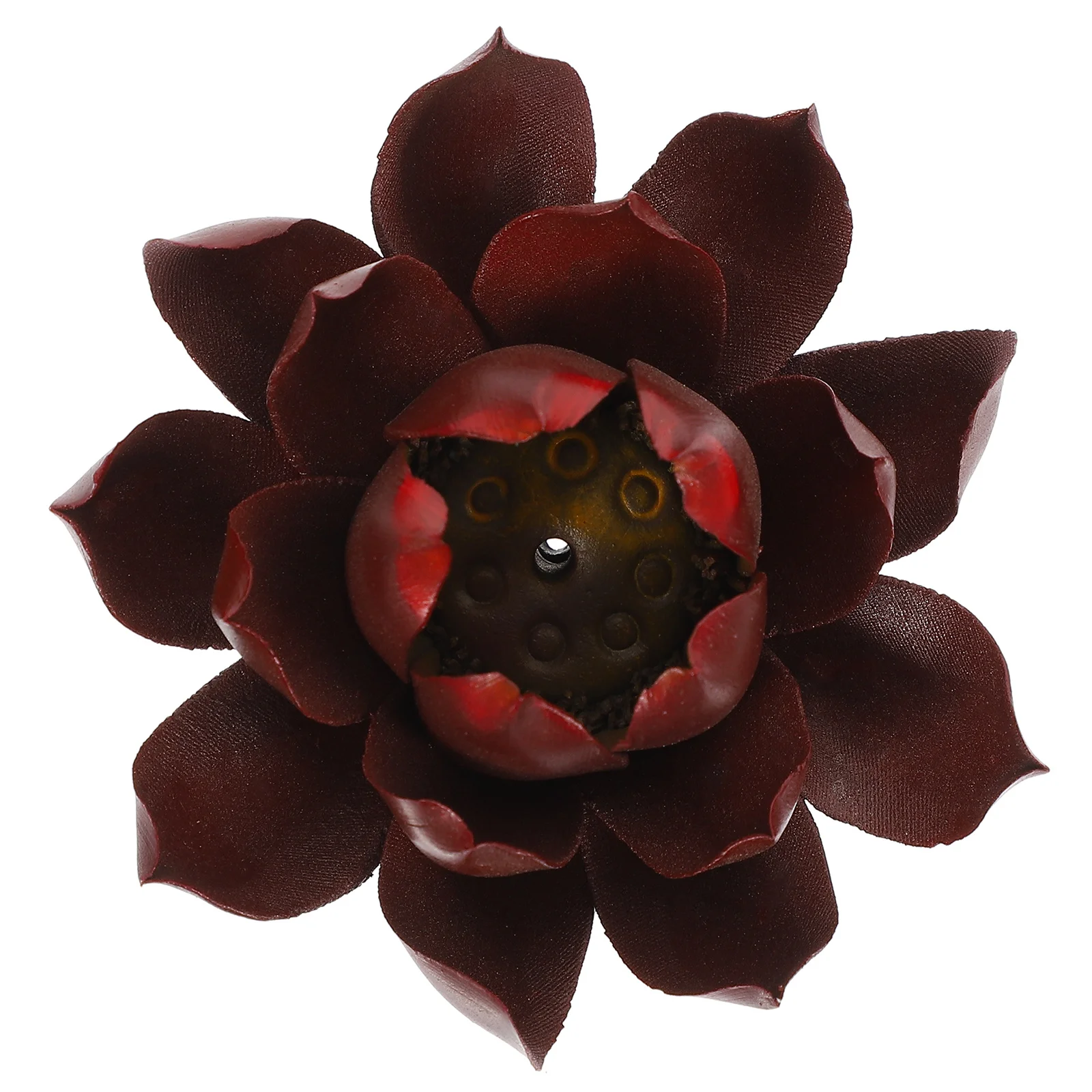 

Ceramic Incense Holder Lotus-Shape Design Simple Generous Look for Home Office Bedroom Study Decoration Incense Holder