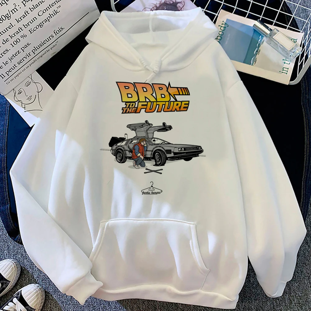 

Back to the Future hoodies women harajuku graphic aesthetic Pullover female aesthetic Hooded Shirt