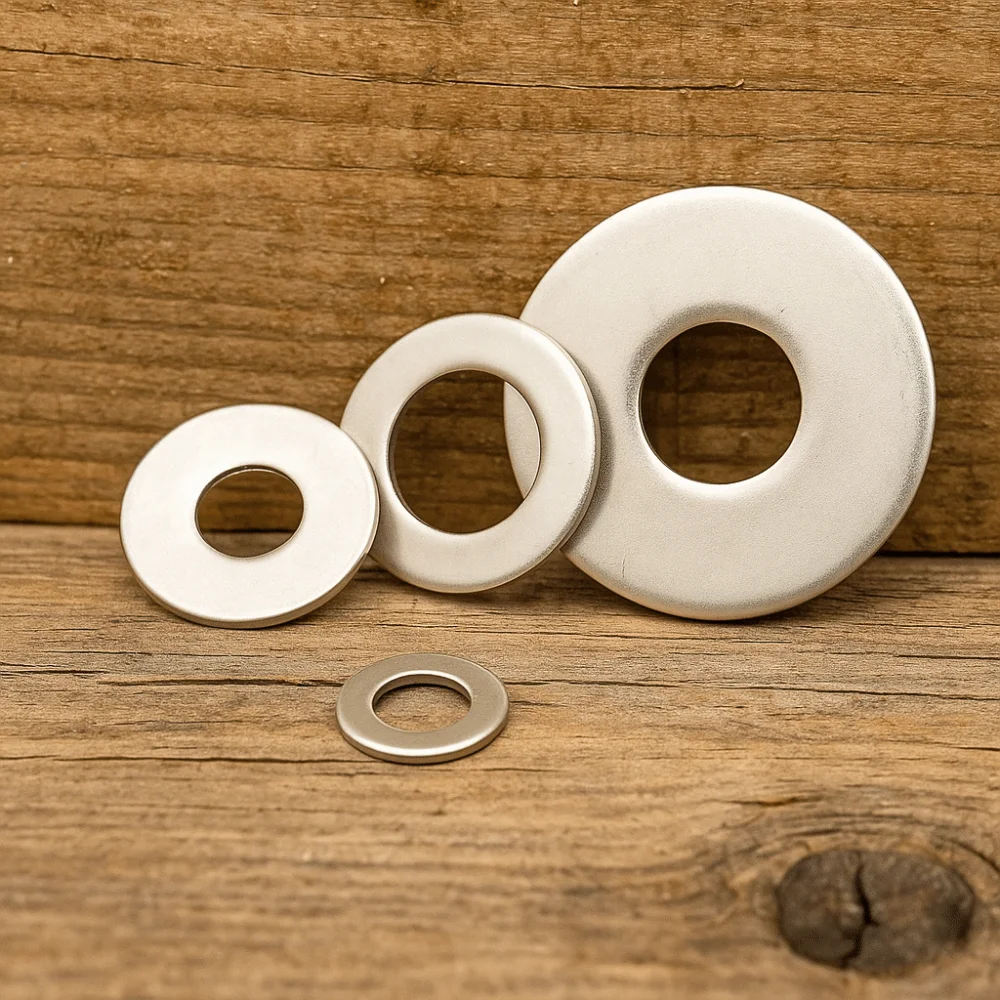 

304 Stainless Steel Stainless Steel Flat Washers 9 Size Assortment Aluminum Material Flat Washer Set 580pcs Set Flat Ring Gasket