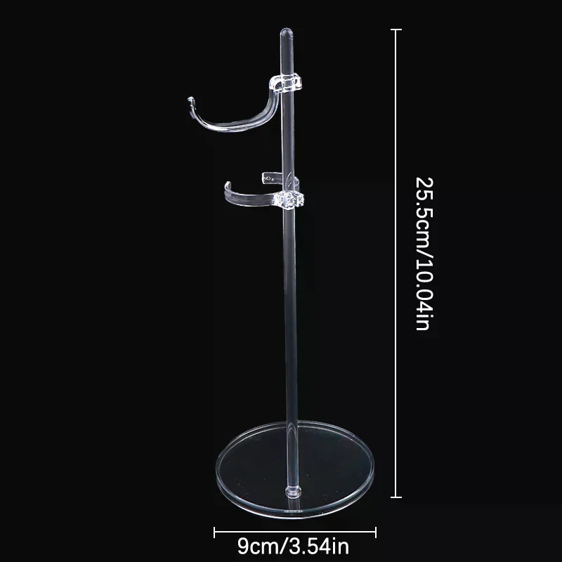 5Pcs Doll Holding Stands Dollhouse Adjust Universal Doll Display Rack Transparent Racks Mannequin Model Stand Doll Dress Support