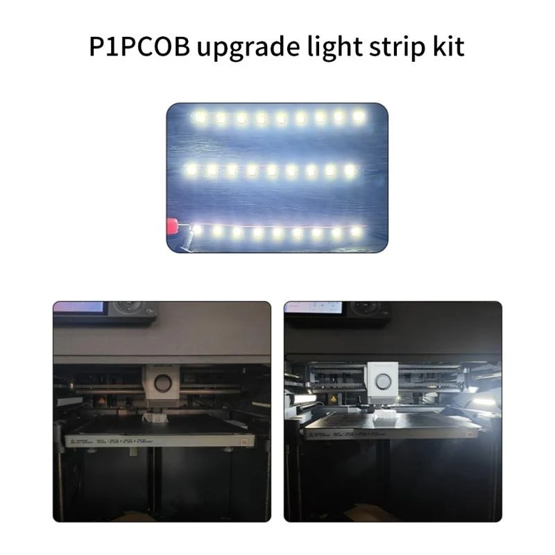 Tiras luz LED 24 VCOB para laboratorio P1P P1S Luces LED Strips LED Accesorios impresoras