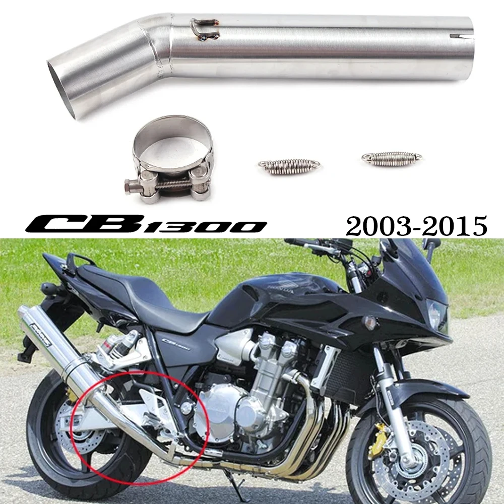 

Глушитель выхлопа мотоцикла Escape Slip-On для Honda CB1300 Fazer 600 CB 1300, средняя контактная выхлопная труба