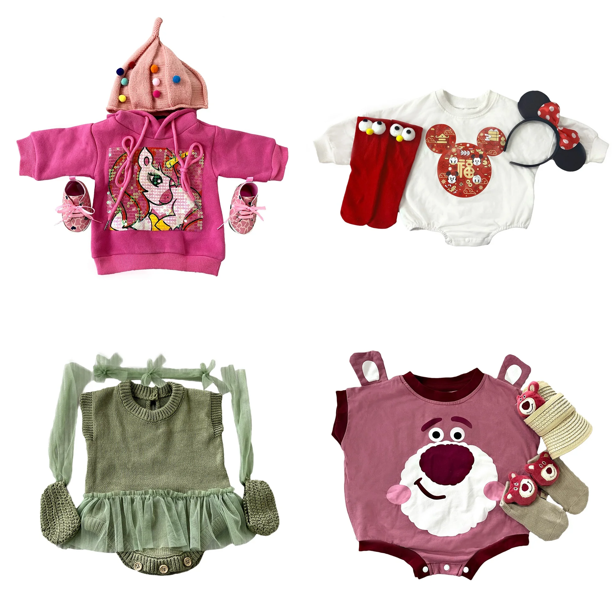 Schöne Puppe Kleidung Für Größe 22-24 Zoll Reborn Baby Puppen 8 stile Bebe Reborn Puppen Baumwolle Outfits Bebe strampler Zubehör