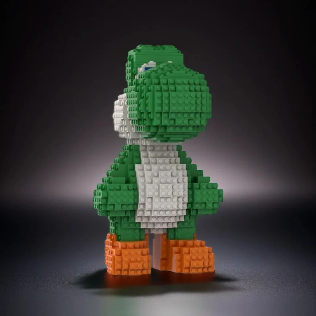 

1683 шт. MOC Yoshier скульптуры строительные блоки сборка рождественская игрушка подарок творческая идея образование кирпич дети день рождения