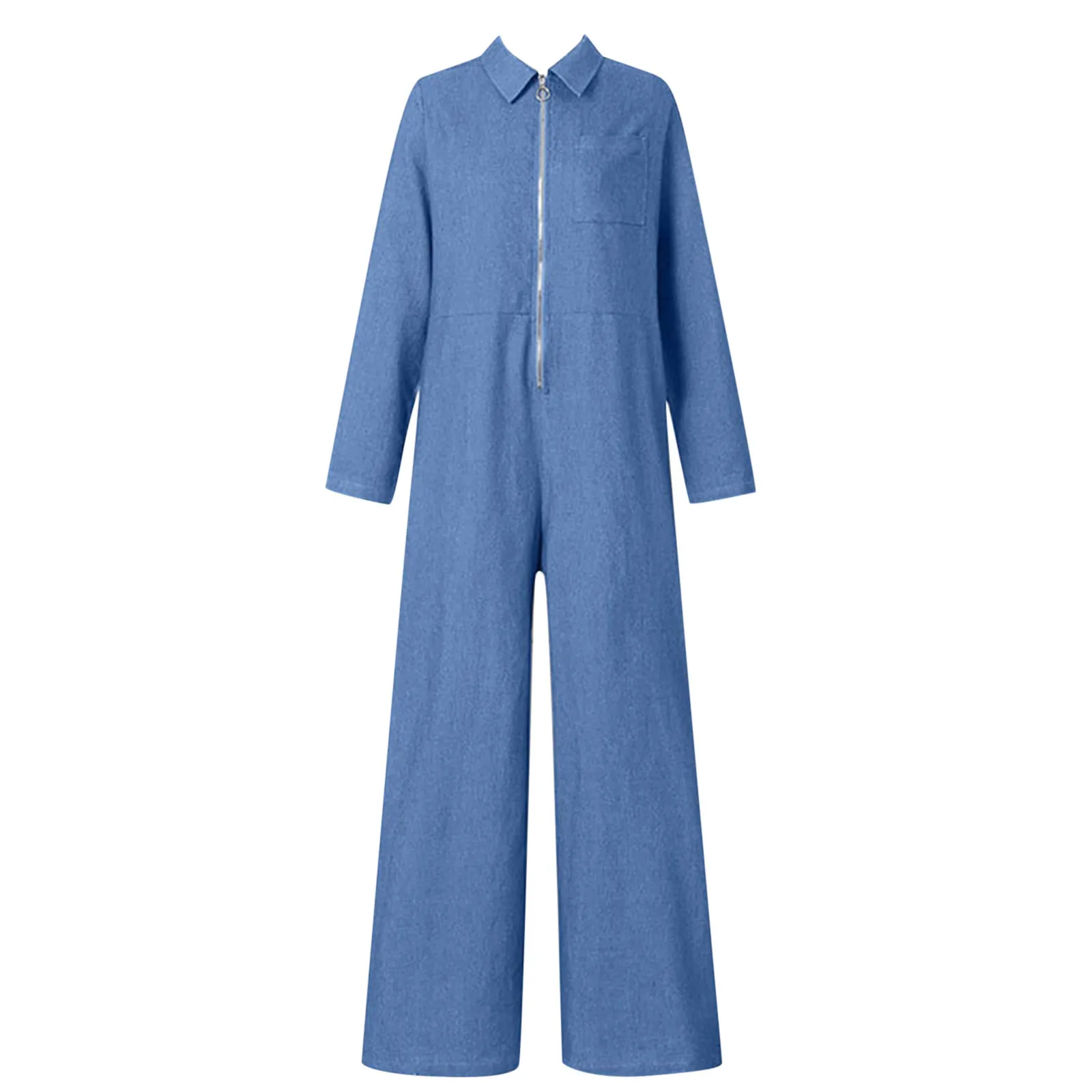 Bodycom ผู้หญิงแขนยาว Elegant สั้น Laides Sleep Jumpsuit แขวนคอเส้นด้ายสุทธิ Splicing ขากว้างบอดี้สูท