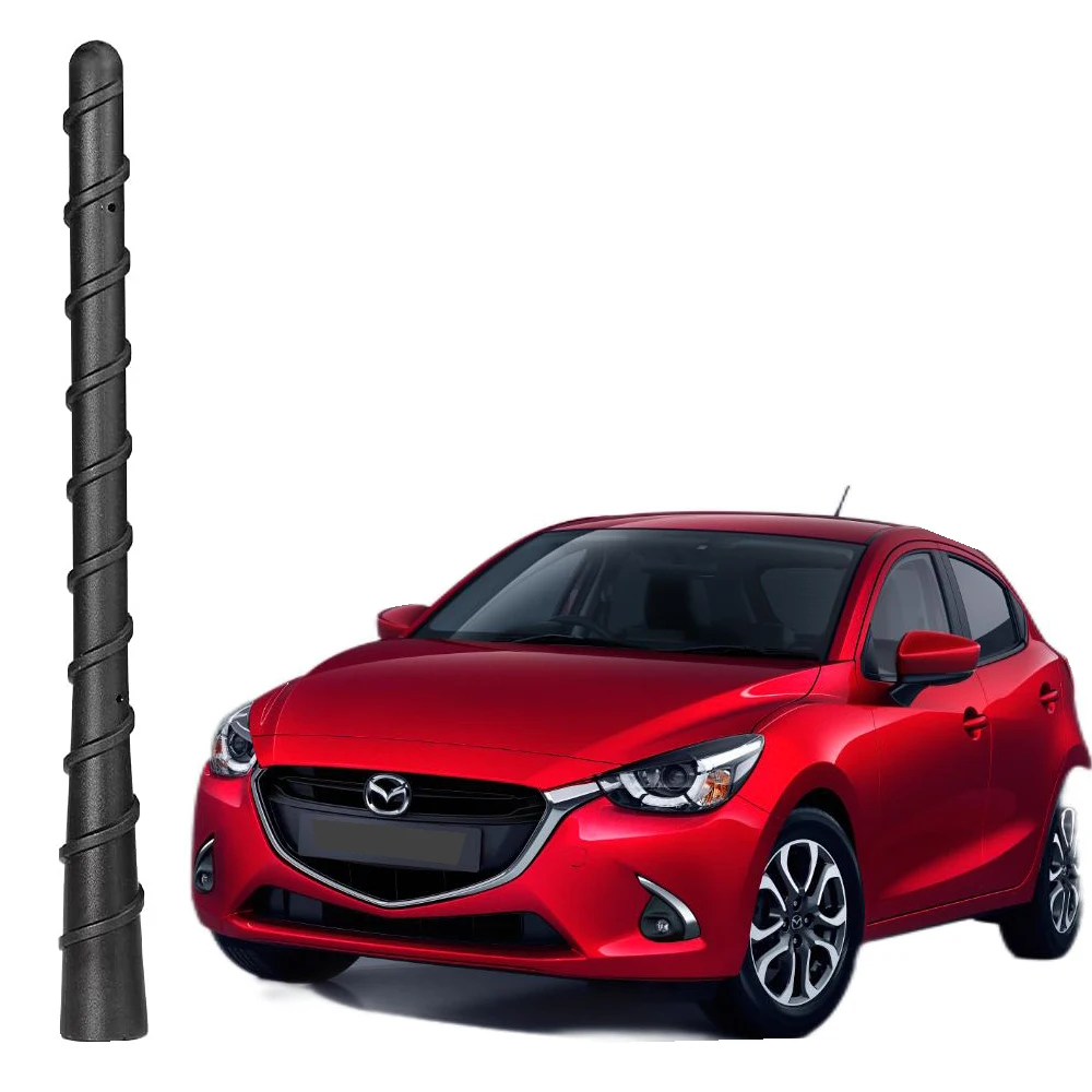 

​7.2-inch Rubber Car Antenna Fits Mazda 2 Series Am/Fm Roof Mast- Easy Install 2018 2017 2016 2015 2014 2013 2012 2011 2010-2003