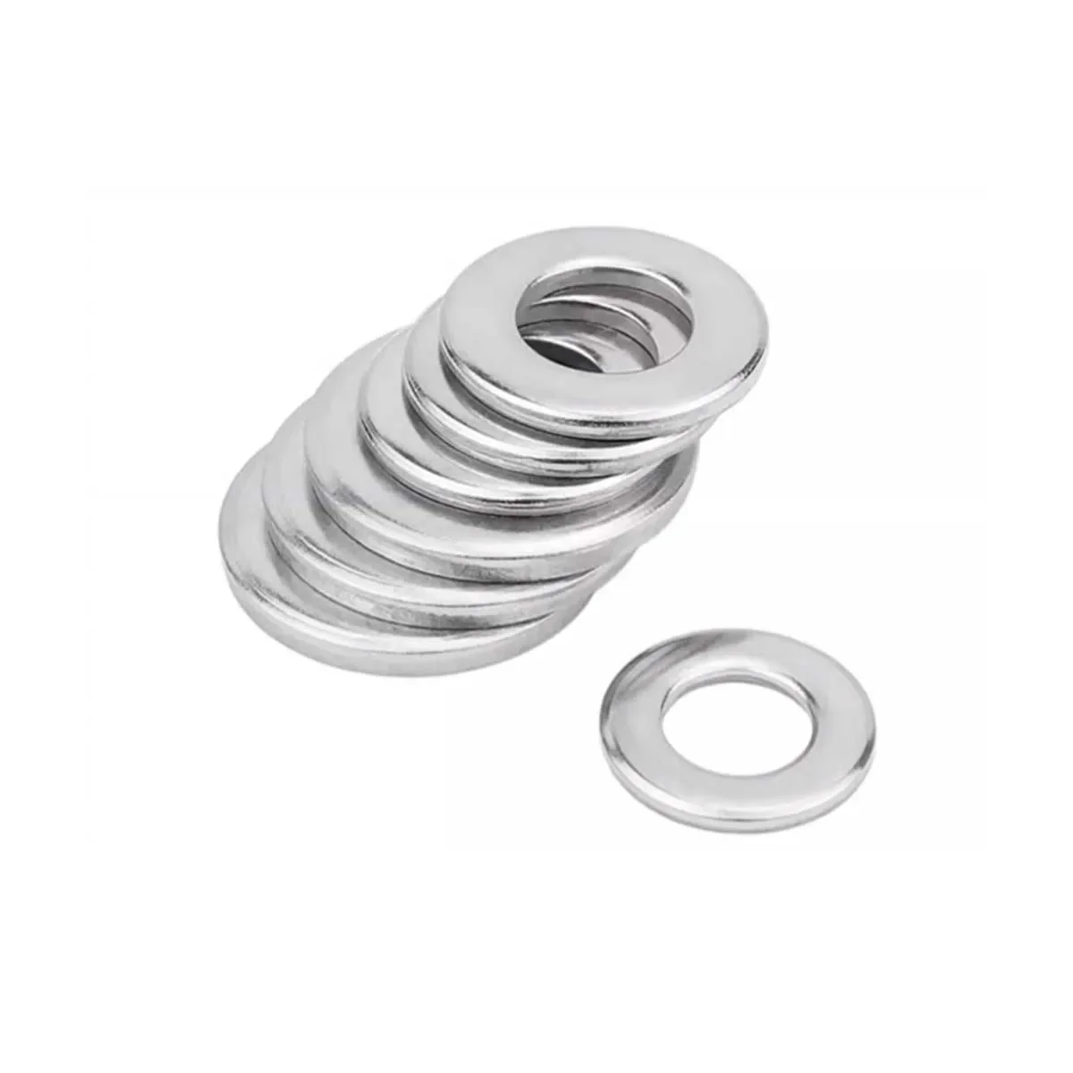 304 Stainless Steel a-Grade Chamfered Flat Washer/Gb97.2 Flat Washer Meso M5M6M8M10M12M16-M30