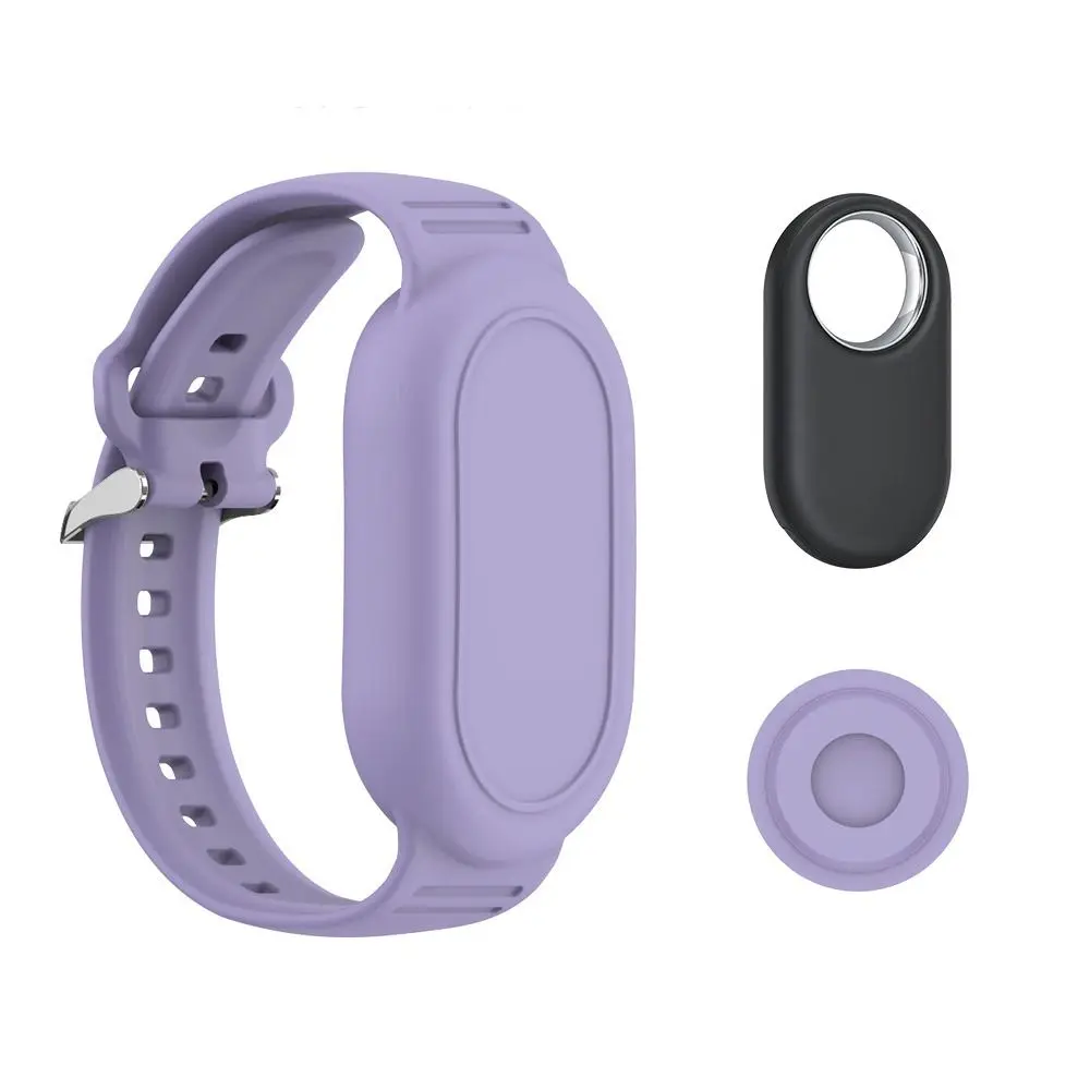 Custodia in silicone con cinturino in silicone Supporto per braccialetto Bracciale per bambini di ricambio Bracciale per bambini impermeabile per Samsung Galaxy SmartTag 2