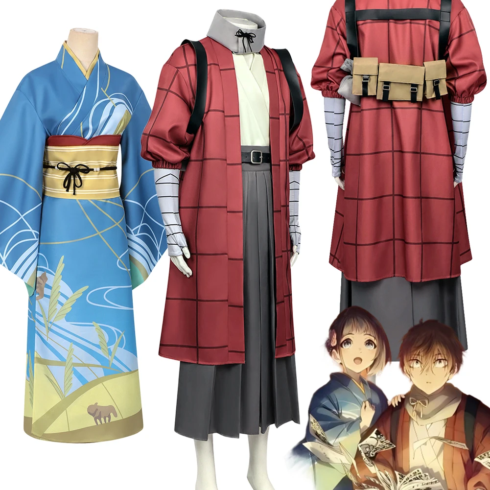

Fantasia Anime Sparks S Tomorrow Inako Momokawa Cosplay Kimono Men Disfraz Costume Male Fantasy Halloween Carnival Party Clothes