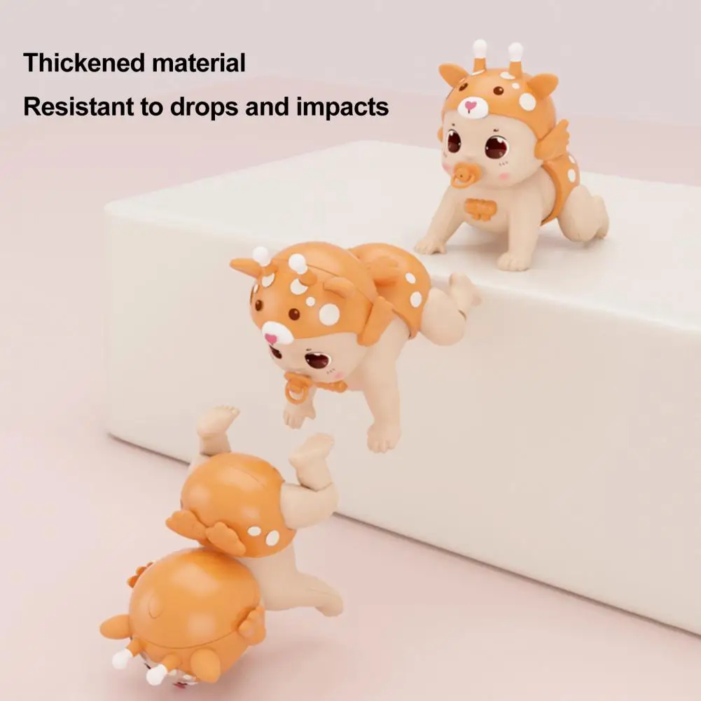 Musical Baby Walking Toy Baby Doll Toy with Music Light Usb Rechargeable Infant Toddler Boys Girls Walking Crawling Learning