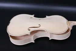 1pcs of 4/4 3/4 1/2 1/4 Unfinished Violin Flame Maple Spruce Wood White Violin Hand Made fiddler Solid wood