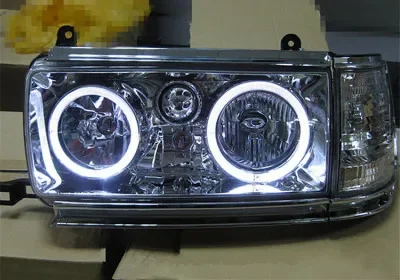 RQXR LED headlight assembly daytime running light with turn signal for Toyota land cruiser LC80 FJ80 FZJ80 4500