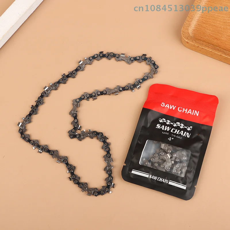 4/6/8/12/14/16 Inch Metal Chainsaw Chain Spare Parts Link Chainsaw Saw Chain Blade For Electric Saw Accessories Wood Cutting