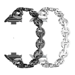 Diamond Link Bracelet for Redmi Watch 4 Watchband for Xiaomi Mi Band 9 Pro Metal Strap Correa for xiaomi mi band 8 pro Wristband
