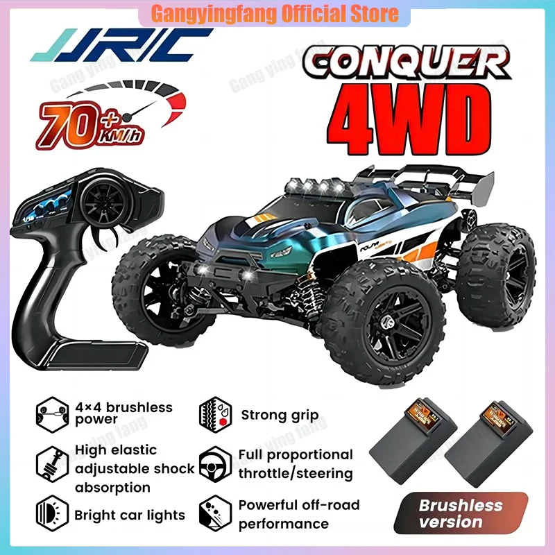 4WD, 70 KM/H,JJRC-C8802 RC Sin Escobillas Coche De Carreras Profesional, 2,4G, Alta Velocidad, Todoterreno, Coches De Derrape