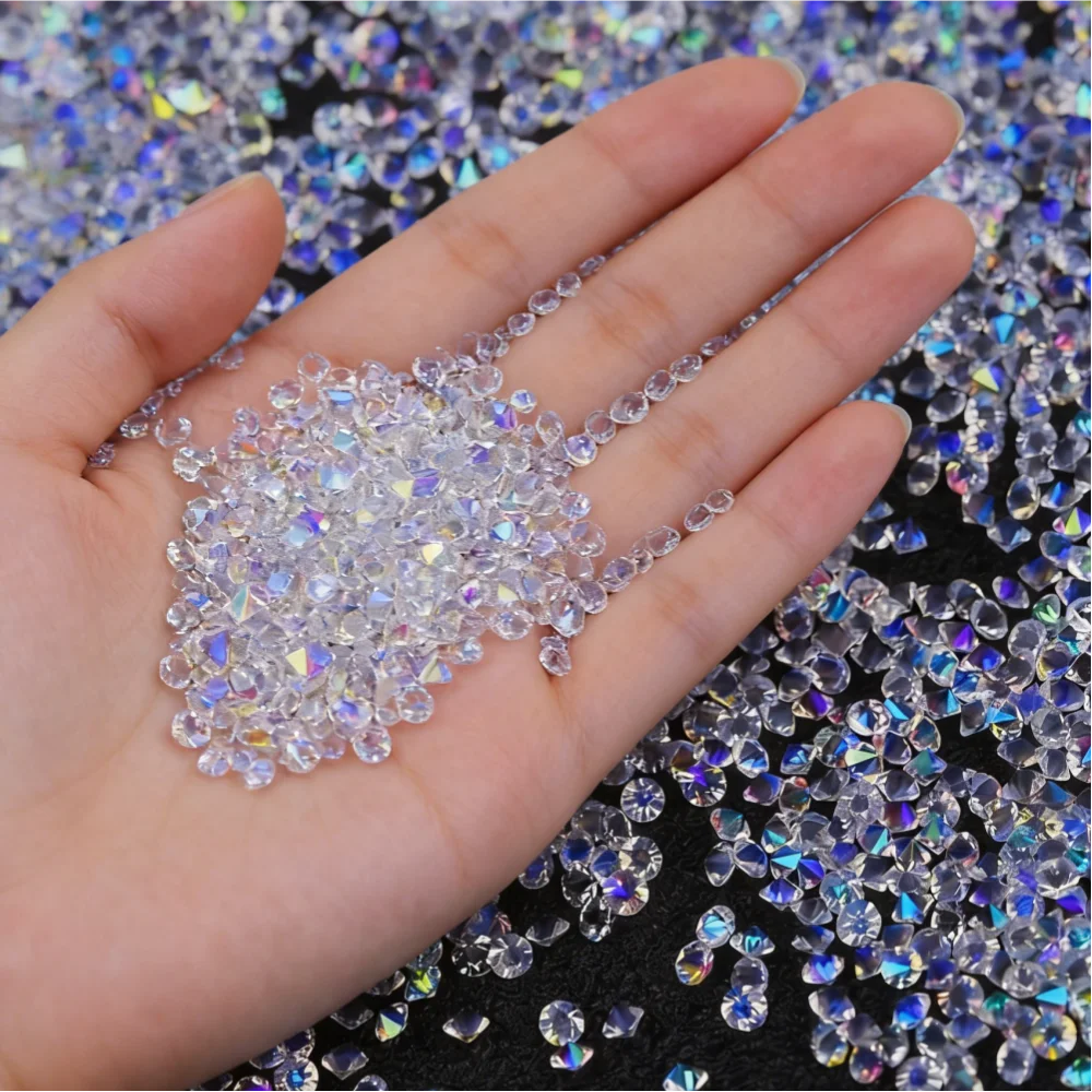 

Миниатюрные сверкающие кристаллы для ногтей 1,2 мм, прозрачные AB-цвета, микро-бриллианты, украшения для ногтей, крошечные камни, декор для маникюра своими руками