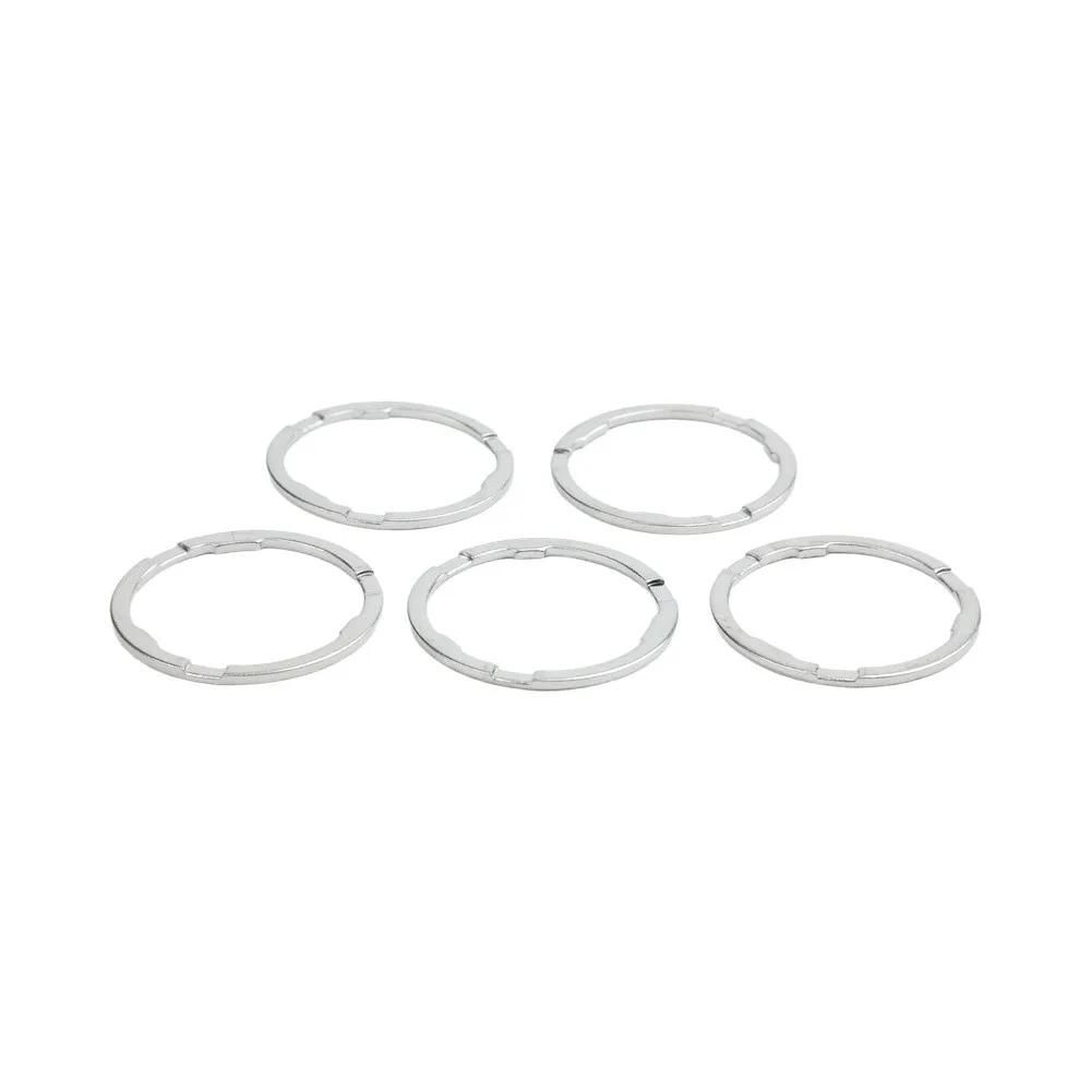 Hub Cassette Gasket Inner Diameter 35mm Bike Cassette Lockring Chromium Plating Treatment Good Compatibility For 8-11 Speed