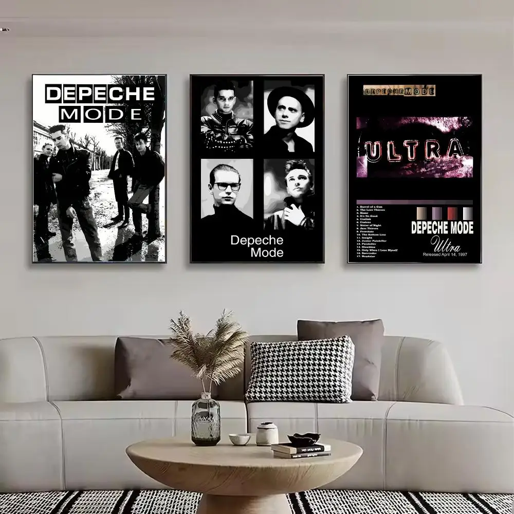 Band D-DEPECHE MODE Painting Calligraphy Stylish Canvas Poster Wall Art for Bedroom Living Room Study Home Decor Gift