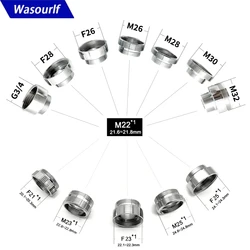 M28 M23 G3/4 Male External Thread Transfer M22 Inch M32 Connector Outer Adapter Bathroom Kitchen Part Brass Faucet Accessories