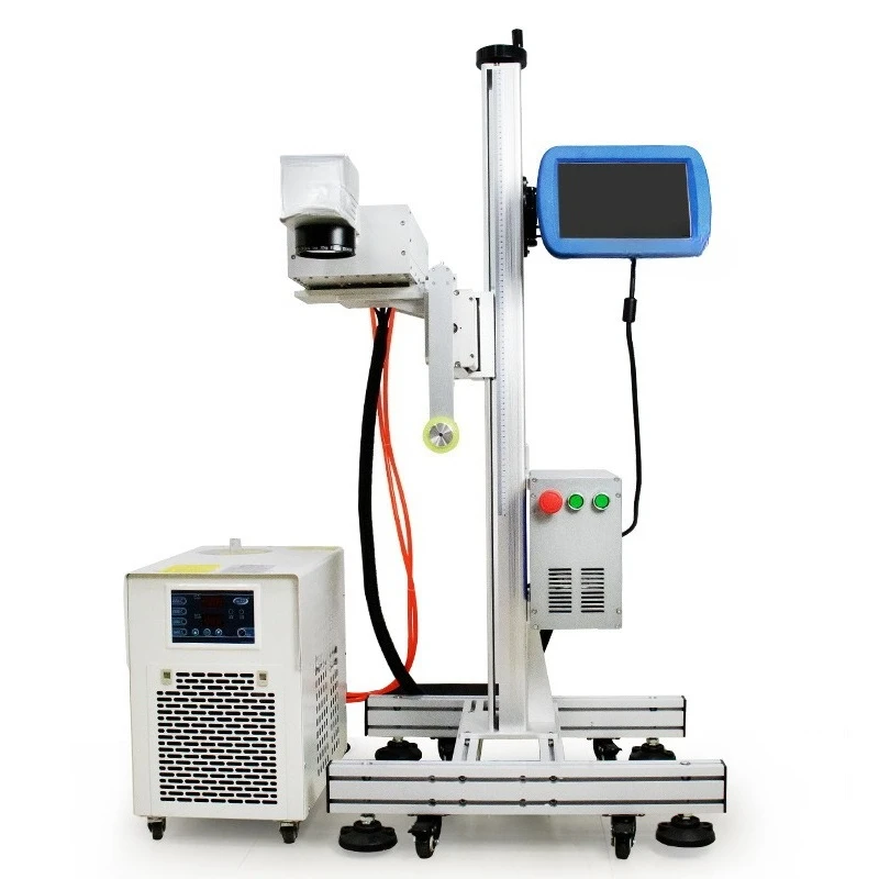

Automatic online laser coding machine barcode QR code flight marking machine plastic packaging bag