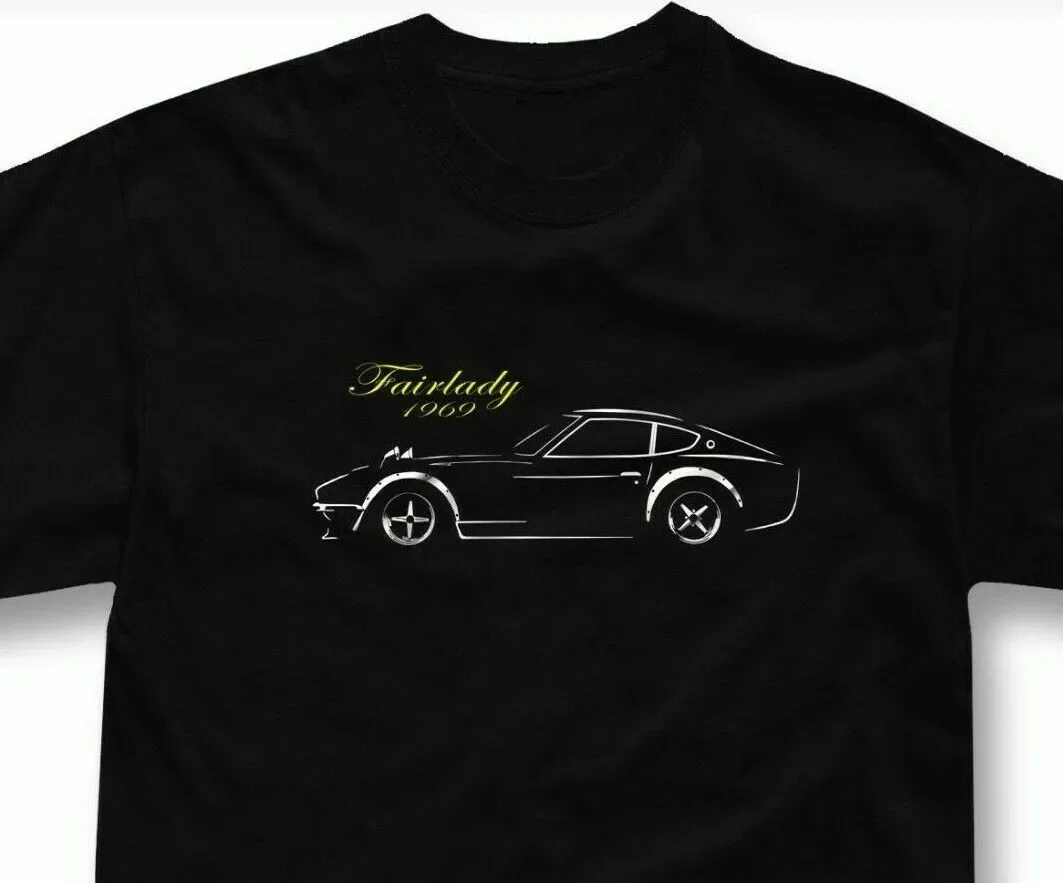 Classic Japanese Fairlady 240Z Sport Car Fans JDM T-Shirt 100% Cotton O-Neck Summer Short Sleeve Casual Mens T-shirt Size S-3XL