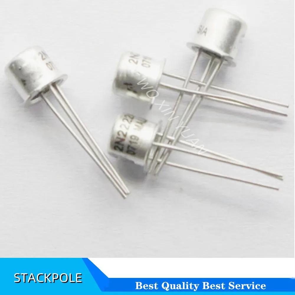 10PCS 2N2222A 2N2222  TO-18 NPN 40V 0.8A Transistor   2N2907A 2N2907   TO18