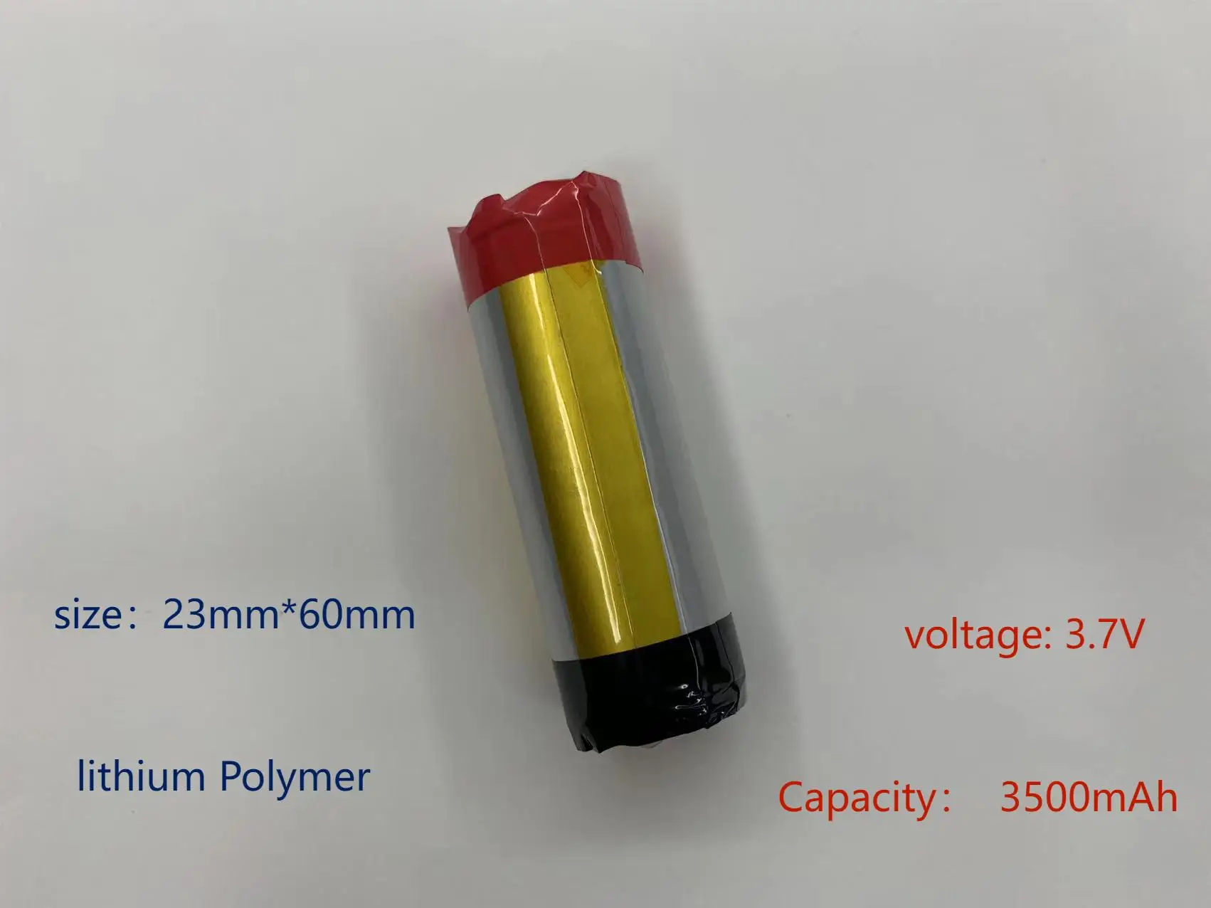 23600 3500MAH 3.7V New full Capacity High Capacity Bluetooth Cylindrical Polymer Rechargeable Battery Durable