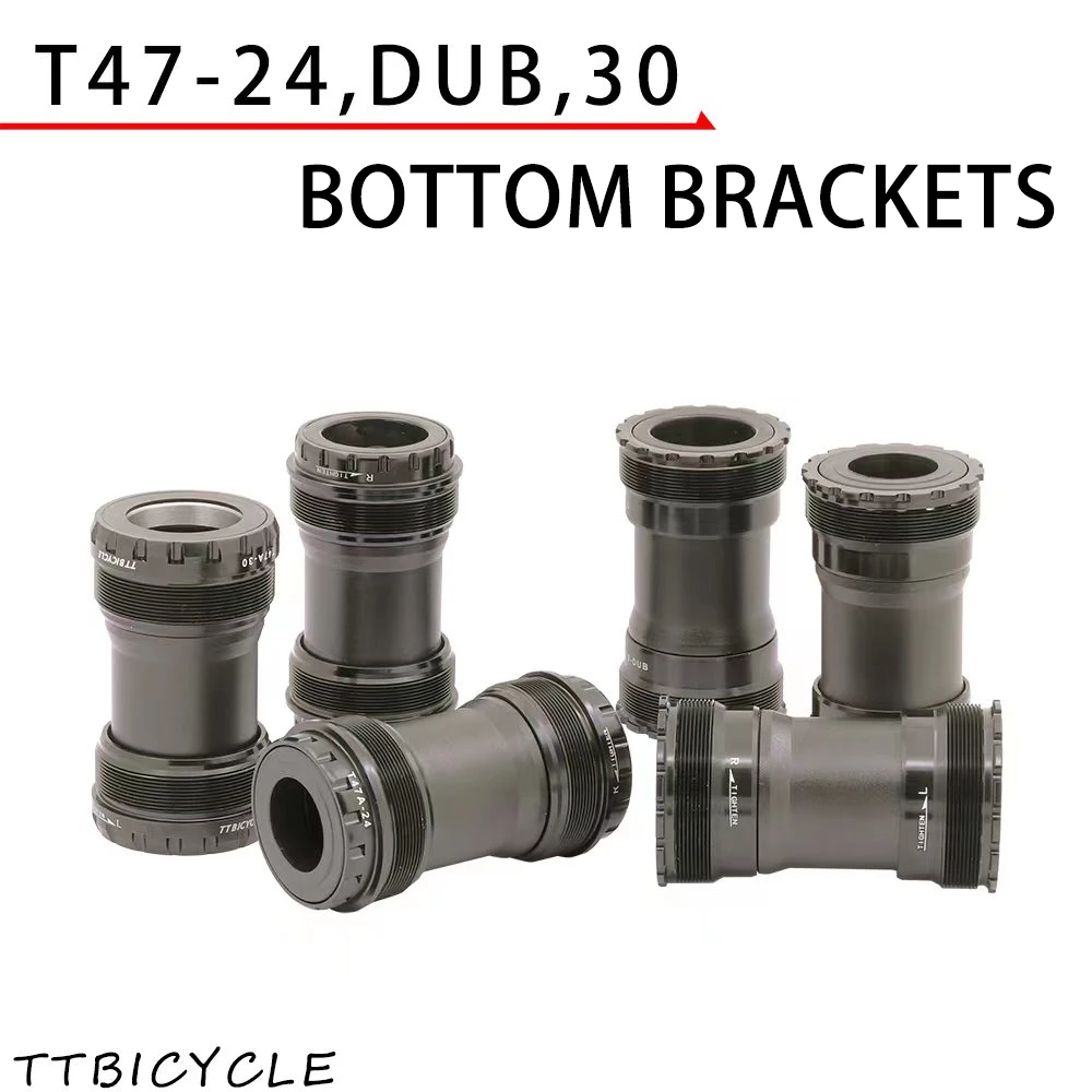 T4724 T47Right Ceramic Bearing Bottom Bracket 24 DUB 29 30mm Crankset Sealed 68-86.5mm Shell 28.99mm Spline Axis MTB Road BIKE