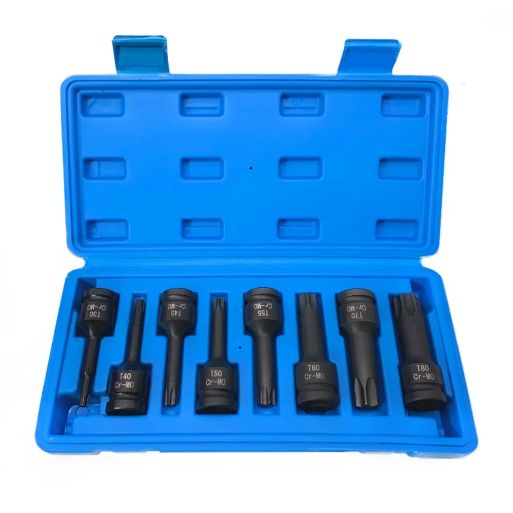 

1/2in Drive Impact Torx Star Bit Socket Sets