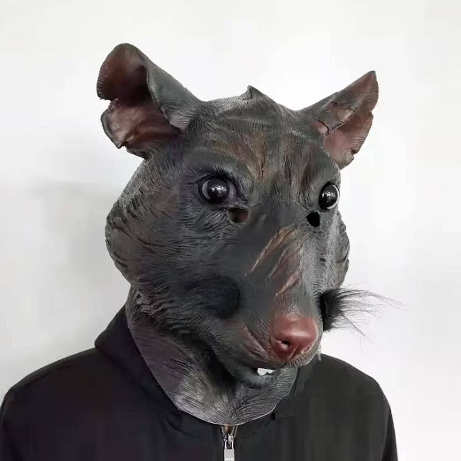 

Hot Sale Halloween Realistic Rat Costume Full Head Mouse Latex Mask Scary Horror Animal