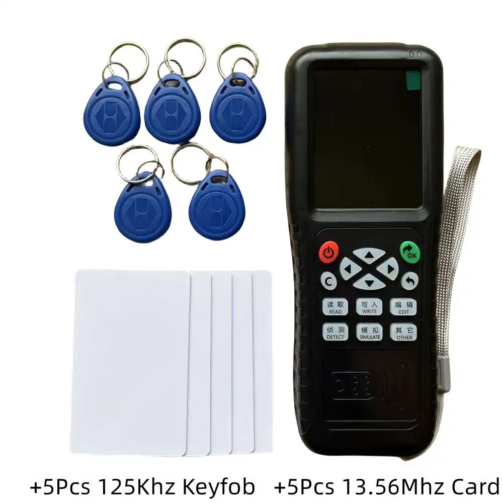 NEW 1Set ABS Smart Card Reader Writer RFID Copier English Version Icopy X100 NFC ID IC Full Decode Function Keyfob