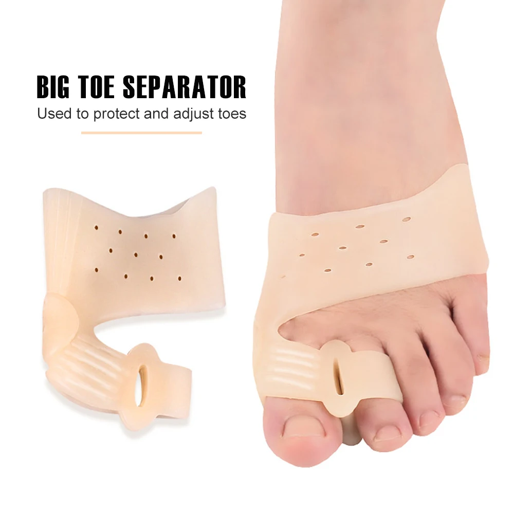 1Pair Orthopedic Bunion Splint Corrector Sleeve for Hallux Valgus Bunion Pain Relief - Non-Surgical Hammer Toe Straightener