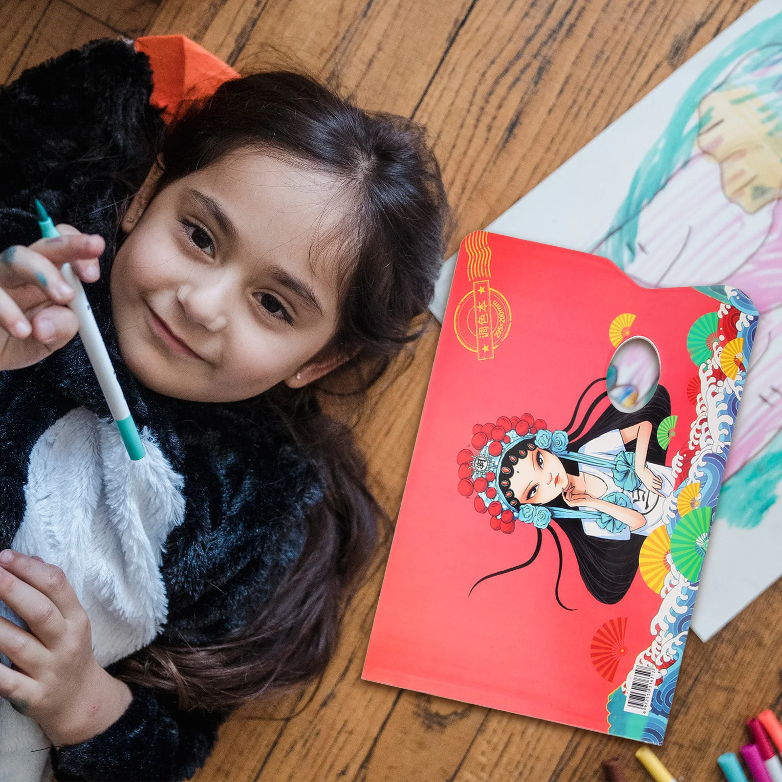 كتابان من لوحات الطلاء الورقية ذات التصميم البسيط ارتداء أوراق خلط الألوان المقاومة للفنانين في صالونات الأظافر ورق طلاء مسحوق الأظافر #5