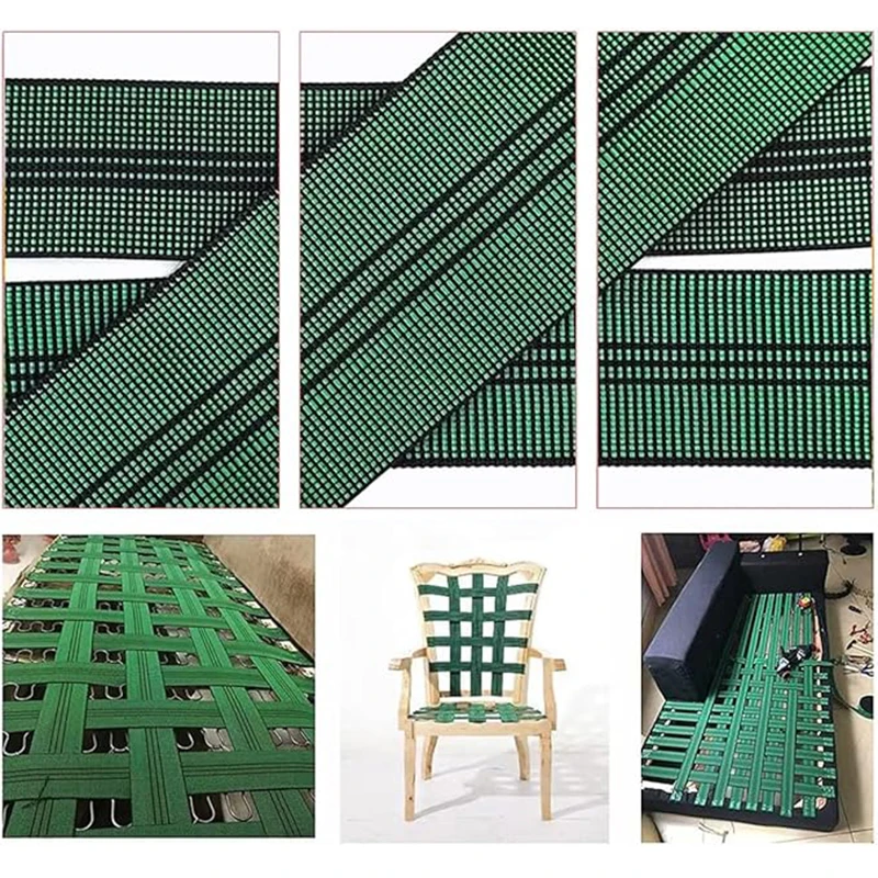 Sofa Rubber Elastic Bandage 43/50/70/100mm Repairreinforce Collapsed Elasticity Band Chair Backrest Straps Stretchy Latex Tape
