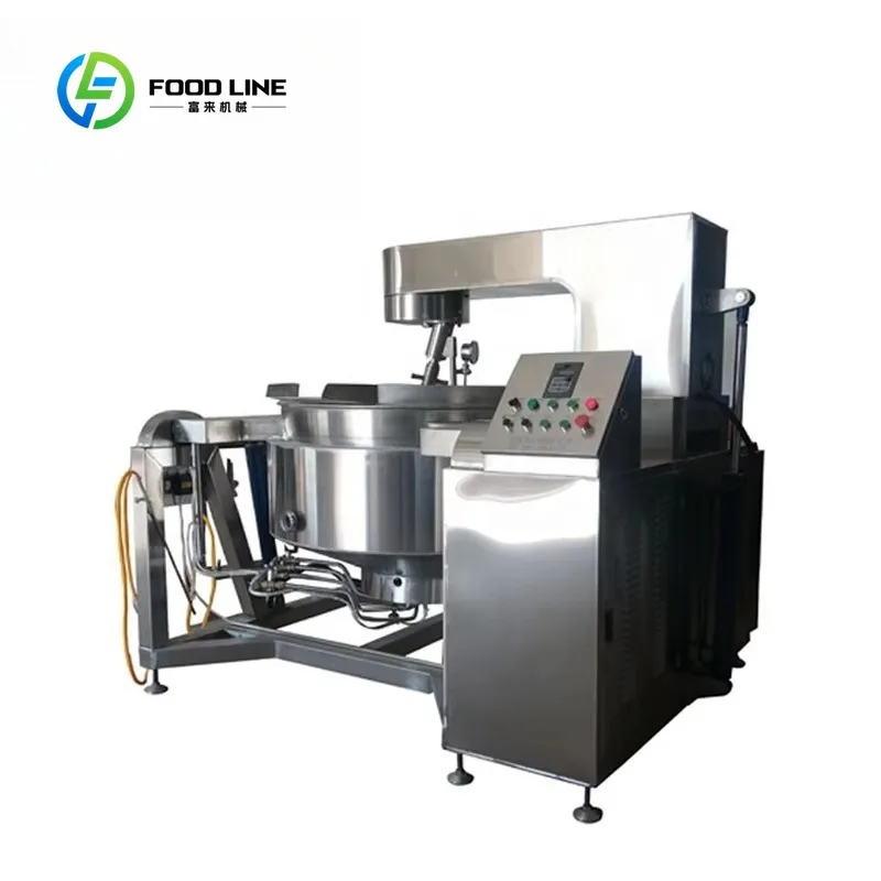 Industrial Cooking Mixer Machine Electric Planetary Curry Paste Jacketed Kettle Customized