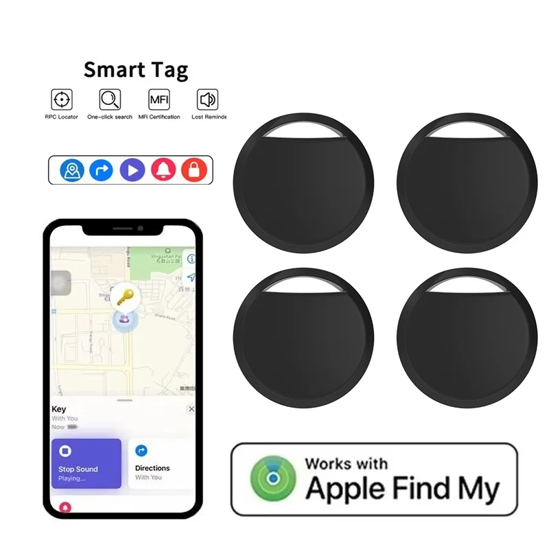 

Anti-lose Tracker Bluetooth GPS Trackers Waterproof Sport Tracking Find My Elderly Kids Cat Pet Available Mini Finders For Apple